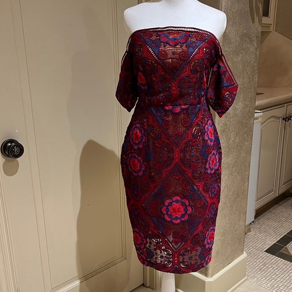 Much more flattering in person and on. Firm fitting shape flattering dress - Picture 11 of 12